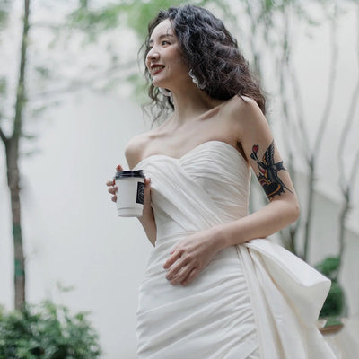 Light Wedding Gown -  Women Clothing