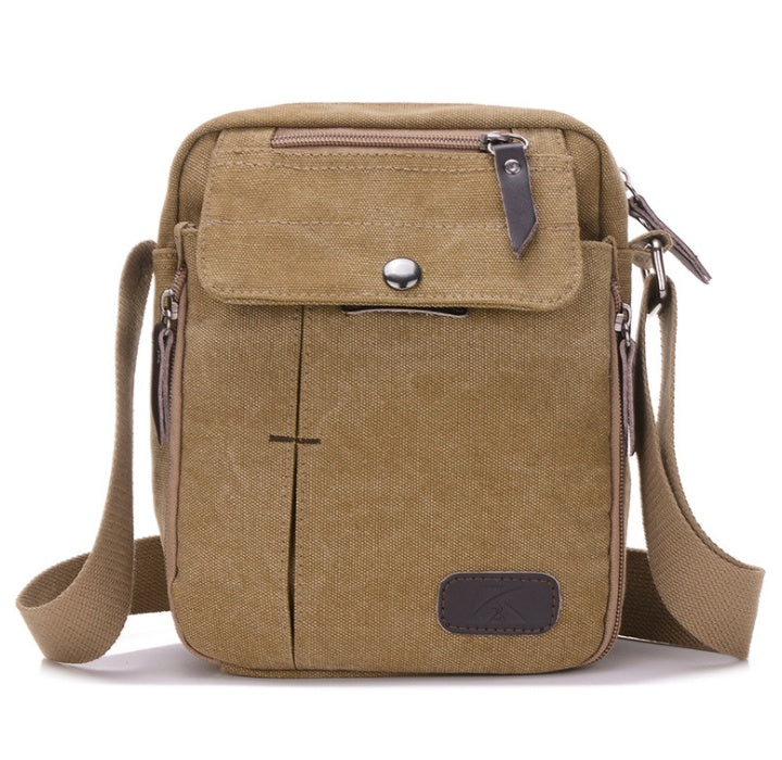 Unisex Casual Small Messenger Bag - Korean Canvas Sidebag