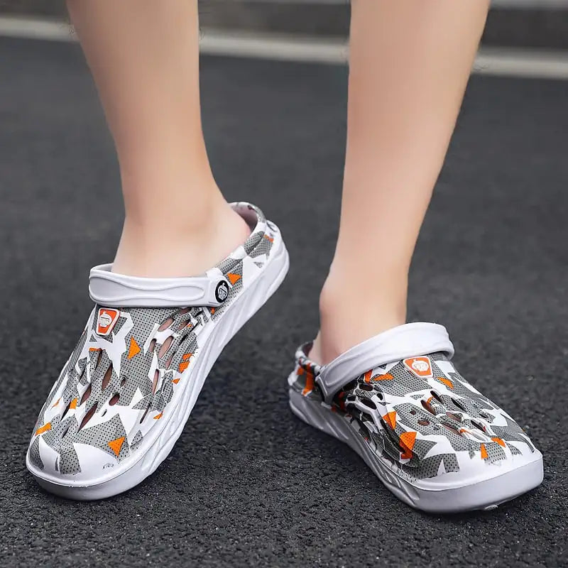 Camouflage Personalized Slippers for Men