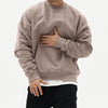 Pullover Round Neck Sweater - Men Clothing