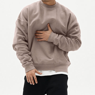 Pullover Round Neck Sweater - Men Clothing