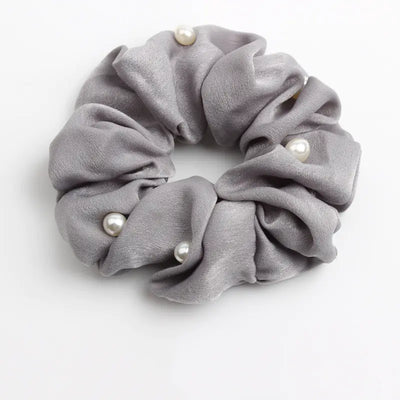 Creative Fabric Hair Band with Feathers and Scarf