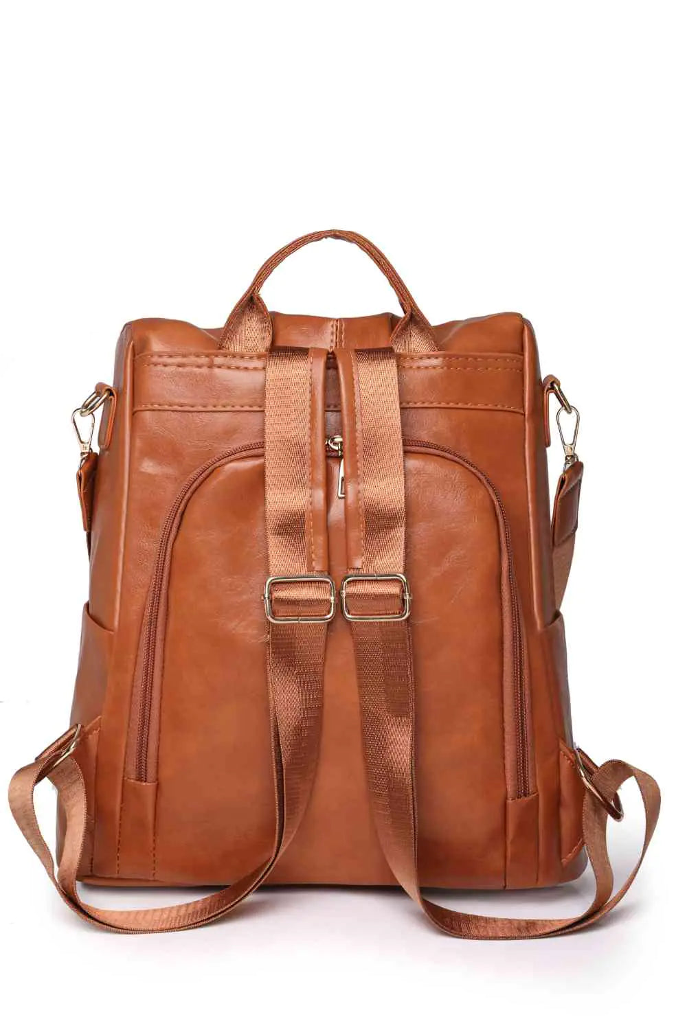 Marcy Zipper Pocket Backpack in beige with sleek design and multiple pockets for stylish urban adventures. Marcy Zipper Pocket Backpack in beige with sleek design and multiple pockets for stylish urban adventures.