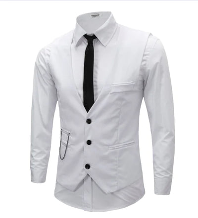 Asymmetrical Suit Jacket for Men