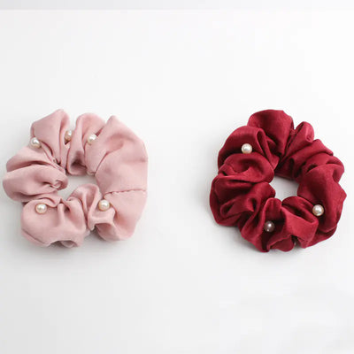 Creative Fabric Hair Band with Feathers and Scarf
