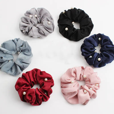 Creative Fabric Hair Band with Feathers and Scarf