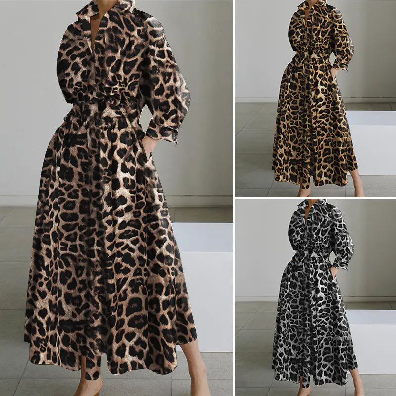 Leopard Print Dress for Women