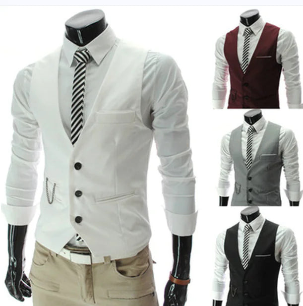 Asymmetrical Suit Jacket for Men