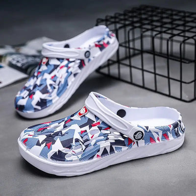 Camouflage Personalized Slippers for Men